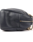 Gucci Navy Blue Leather Large Soho Shoulder Bag