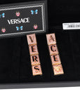 Versace Natural Logo Crystal-embellished Earrings