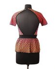 Missoni Top Knit Pink & Black Colour Open Back