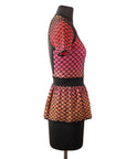 Missoni Top Knit Pink & Black Colour Open Back