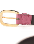 Gucci Microguccissima Pink Leather Belt