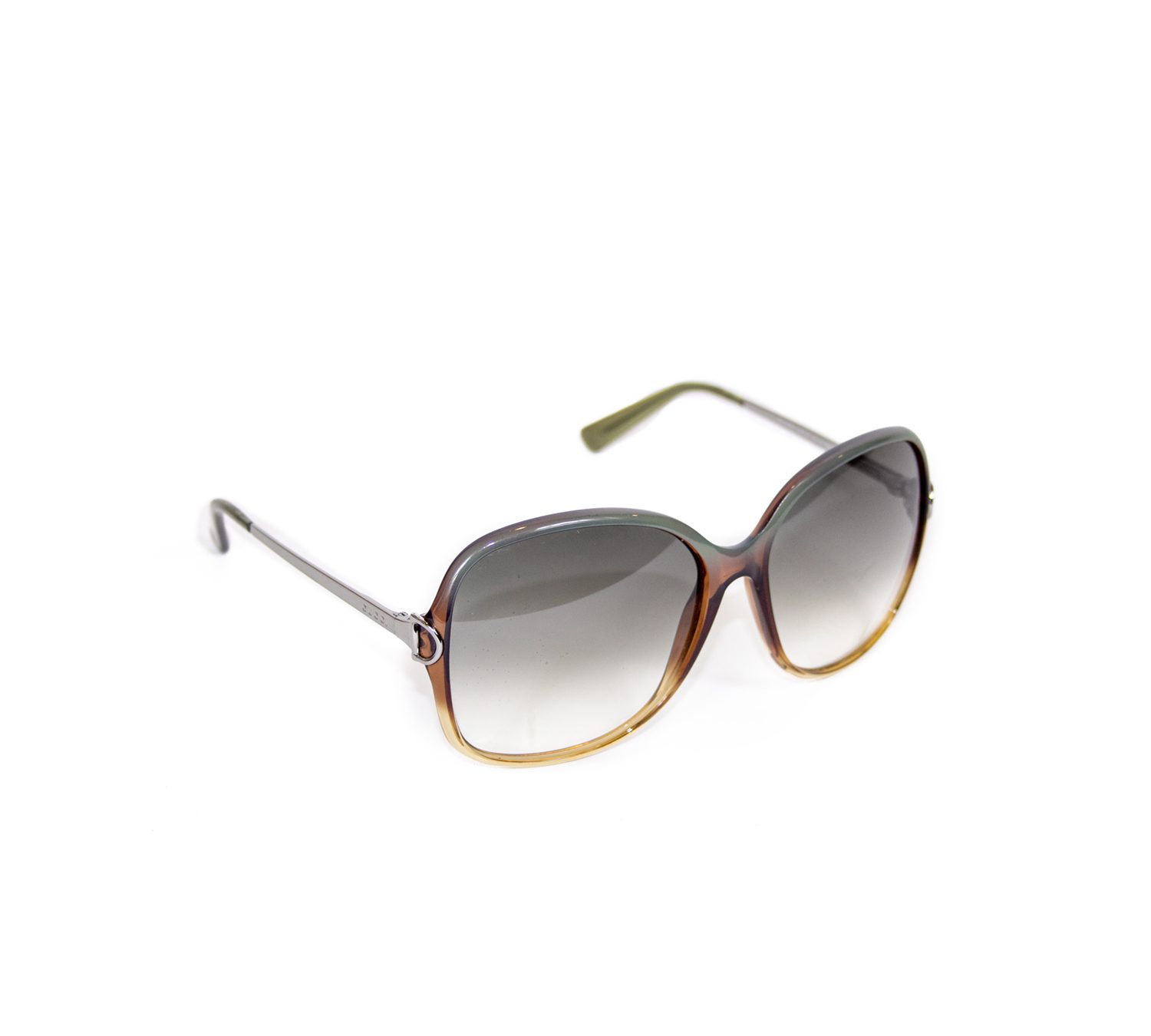 Green Brown Shaded Sunglasses