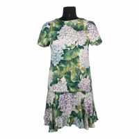 Green Floral Flower Dress
