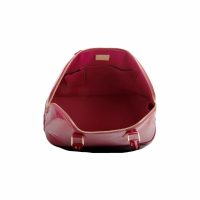 Red Alma Patent Leather Handbag