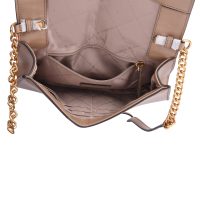 Nude Clutch Leather Shoulder Bag