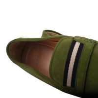green Suede Loafer-US 11
